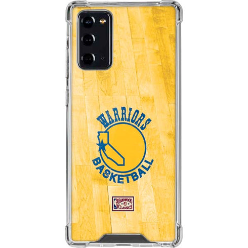 NBA Golden State Warriors Hardwood Classics Galaxy Note20 5G Clear Case