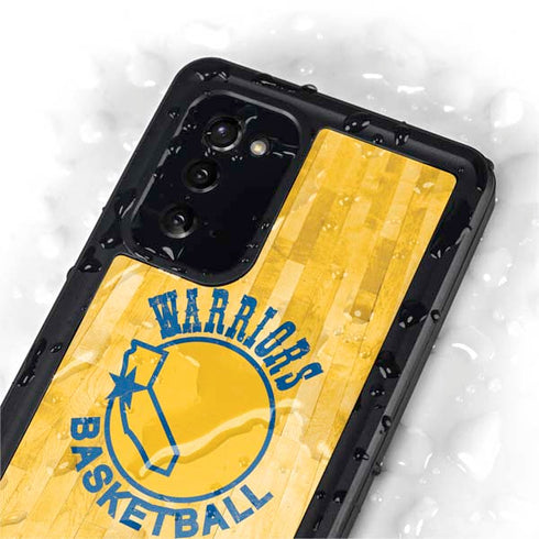 NBA Golden State Warriors Hardwood Classics Galaxy Note20 5G Waterproof Case