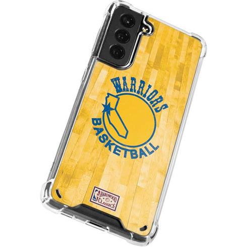 NBA Golden State Warriors Hardwood Classics Galaxy S21 5G Clear Case