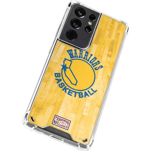 NBA Golden State Warriors Hardwood Classics Galaxy S21 Ultra 5G Clear Case