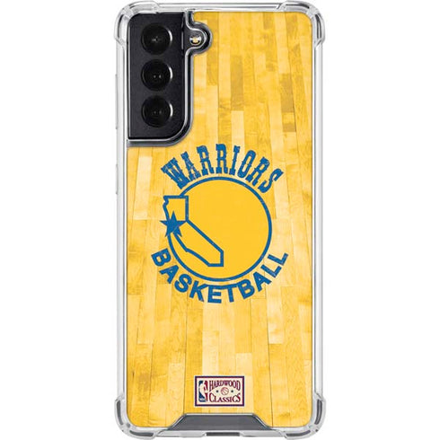 NBA Golden State Warriors Hardwood Classics Galaxy S22 Clear Case