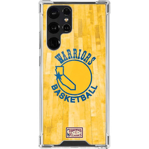 NBA Golden State Warriors Hardwood Classics Galaxy S22 Ultra Clear Case