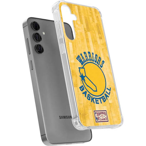 NBA Golden State Warriors Hardwood Classics Galaxy S24 Plus Clear Case
