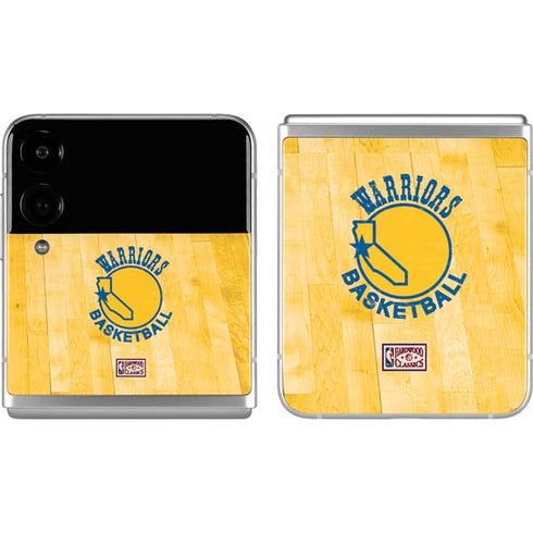 NBA Golden State Warriors Hardwood Classics Galaxy Z Flip4 5G Skin