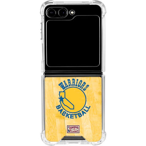 NBA Golden State Warriors Hardwood Classics Galaxy Z Flip5 5G Clear Case