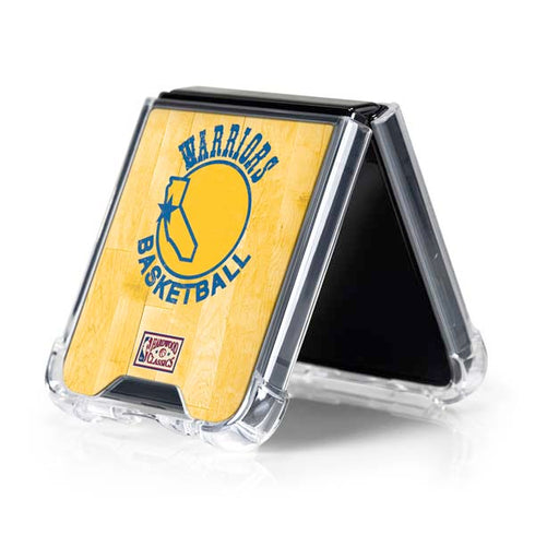NBA Golden State Warriors Hardwood Classics Galaxy Z Flip5 5G Clear Case