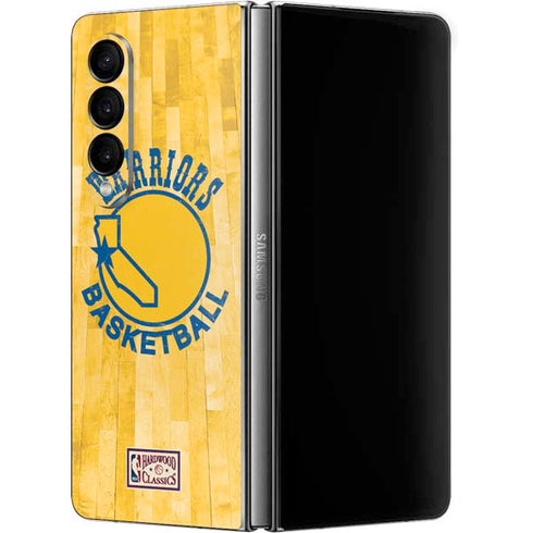 NBA Golden State Warriors Hardwood Classics Galaxy Z Fold4 5G Skin