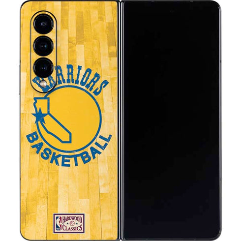 NBA Golden State Warriors Hardwood Classics Galaxy Z Fold4 5G Skin