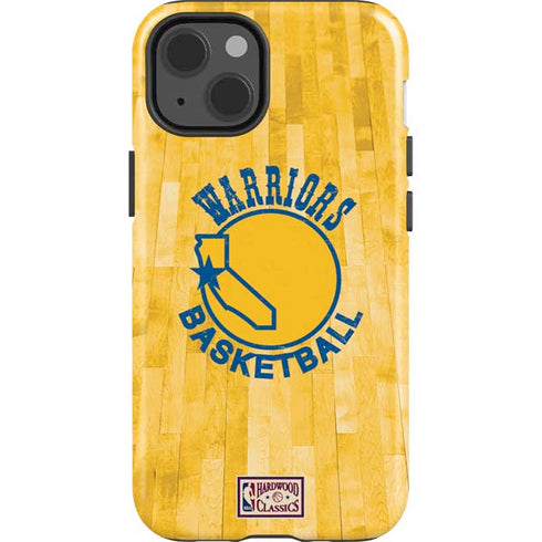 NBA Golden State Warriors Hardwood Classics iPhone 15 Impact Case