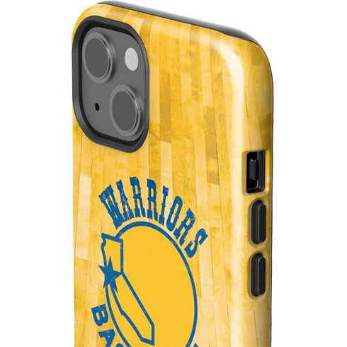 NBA Golden State Warriors Hardwood Classics iPhone 15 Impact Case