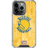 NBA Golden State Warriors Hardwood Classics iPhone 14 Pro Clear Case