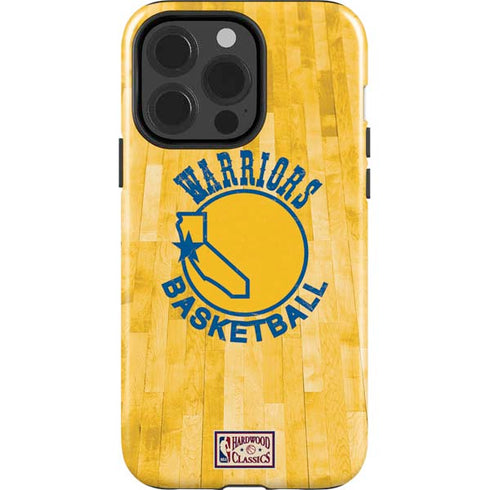 NBA Golden State Warriors Hardwood Classics iPhone 15 Pro Impact Case