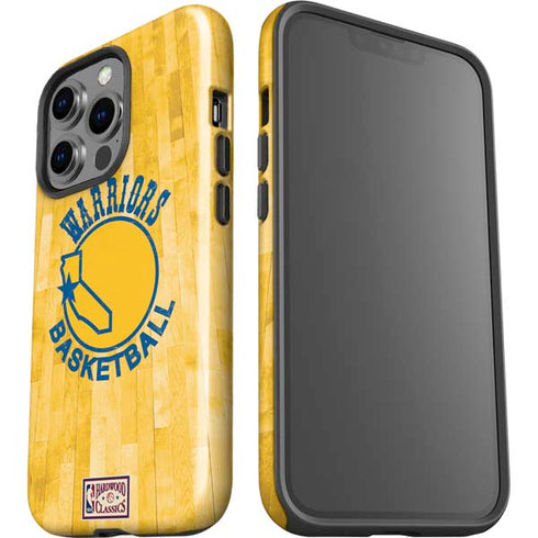 NBA Golden State Warriors Hardwood Classics iPhone 15 Pro Impact Case