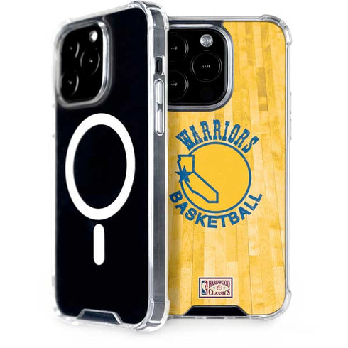 NBA Golden State Warriors Hardwood Classics iPhone 15 Pro MagSafe Case