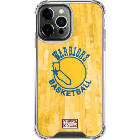 NBA Golden State Warriors Hardwood Classics iPhone 14 Pro Max Clear Case