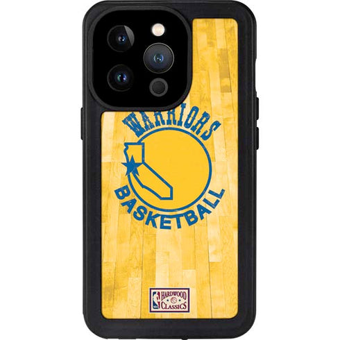 NBA Golden State Warriors Hardwood Classics iPhone 14 Pro Waterproof Case