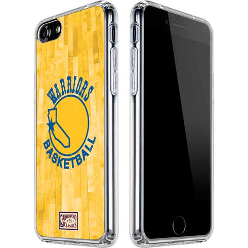 NBA Golden State Warriors Hardwood Classics iPhone SE (2nd & 3rd Gen) Clear Case