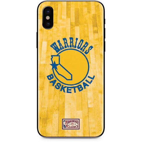 NBA Golden State Warriors Hardwood Classics iPhone X Skin