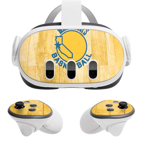 NBA Golden State Warriors Hardwood Classics Meta Quest 3 Skin