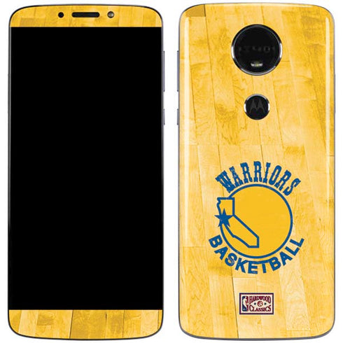 NBA Golden State Warriors Hardwood Classics Moto E5 Plus Skin