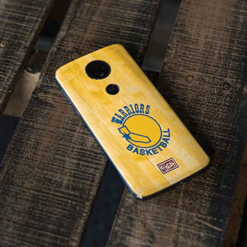 NBA Golden State Warriors Hardwood Classics Moto E5 Plus Skin