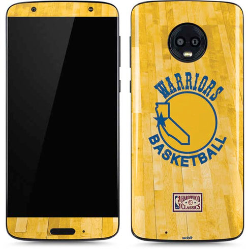 NBA Golden State Warriors Hardwood Classics Moto G6 Skin