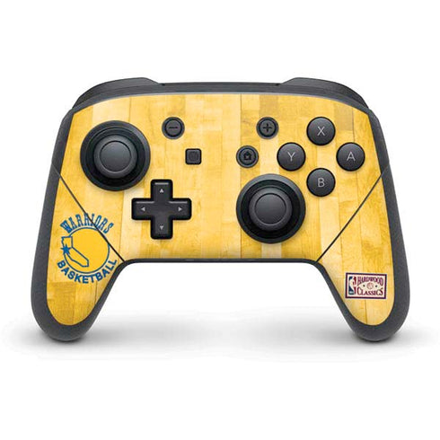 NBA Golden State Warriors Hardwood Classics Nintendo Switch Pro Controller Skin