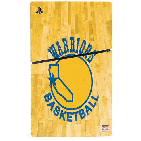 NBA Golden State Warriors Hardwood Classics PS5 Slim Disk Bundle Skin