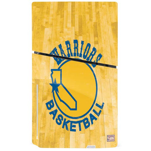 NBA Golden State Warriors Hardwood Classics PS5 Slim Disk Bundle Skin