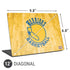 NBA Golden State Warriors Hardwood Classics Universal Laptop 12in (9.8 x 6.8in) Skin