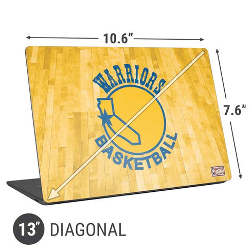 NBA Golden State Warriors Hardwood Classics Universal Laptop 13in (10.6 x 7.6in) Skin