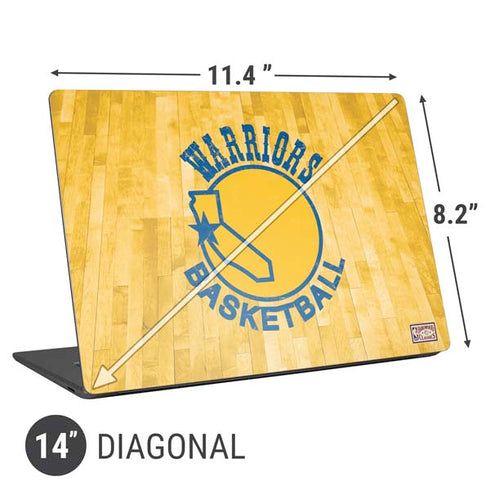 NBA Golden State Warriors Hardwood Classics Universal Laptop 14in (11.4 x 8.2in) Skin
