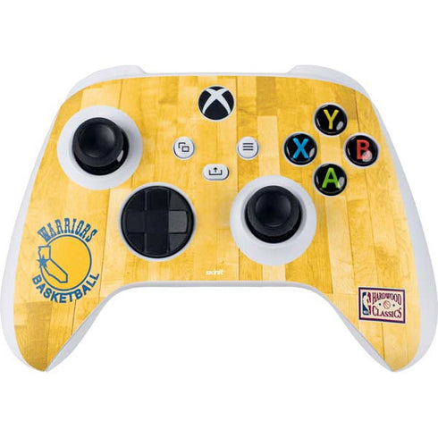 NBA Golden State Warriors Hardwood Classics Xbox Series S Controller Skin