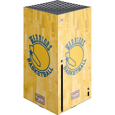 NBA Golden State Warriors Hardwood Classics Xbox Series X Console Skin