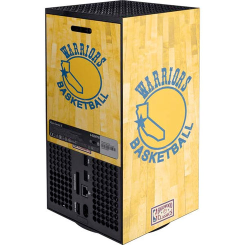 NBA Golden State Warriors Hardwood Classics Xbox Series X Console Skin
