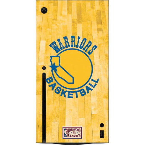 NBA Golden State Warriors Hardwood Classics Xbox Series X Console Skin