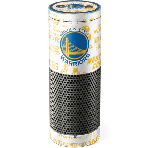 NBA Golden State Warriors Historic Blast Amazon Echo Skin