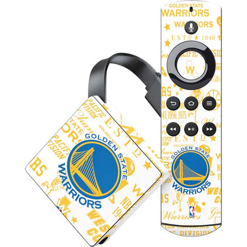 NBA Golden State Warriors Historic Blast Amazon Fire TV Skin