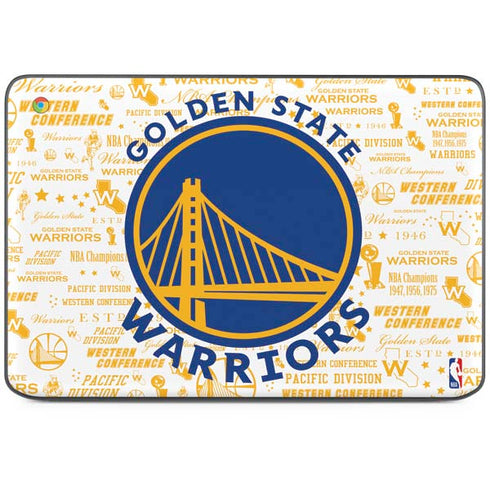 NBA Golden State Warriors Historic Blast HP Chromebook Skin