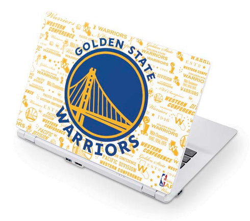 NBA Golden State Warriors Historic Blast Acer Chromebook Skin