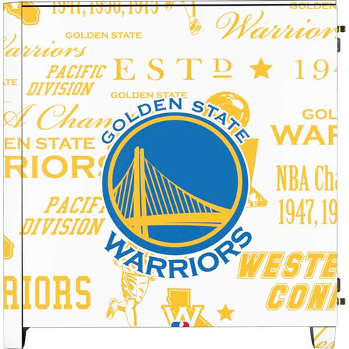 NBA Golden State Warriors Historic Blast Corsair 4000D Tempered Glass Mid-Tower ATX Case Skin