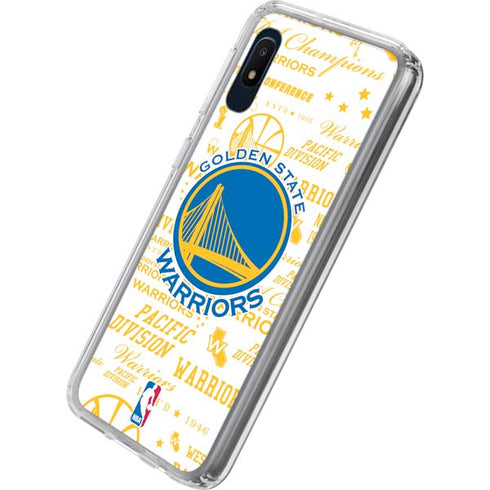 NBA Golden State Warriors Historic Blast Galaxy A10e Clear Case