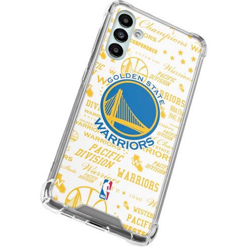 NBA Golden State Warriors Historic Blast Galaxy A13 5G Clear Case