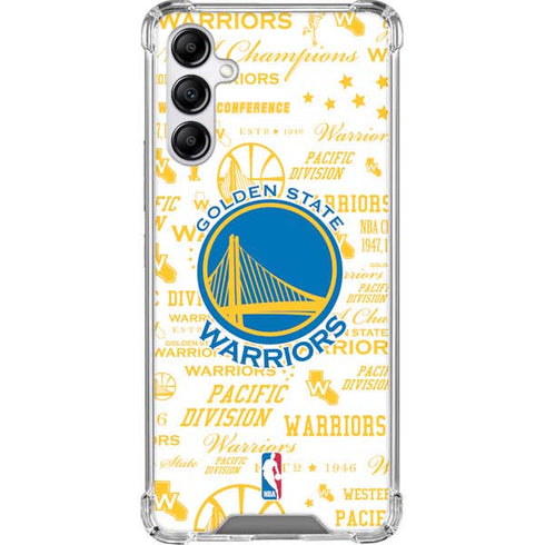 NBA Golden State Warriors Historic Blast Galaxy A14 5G Clear Case