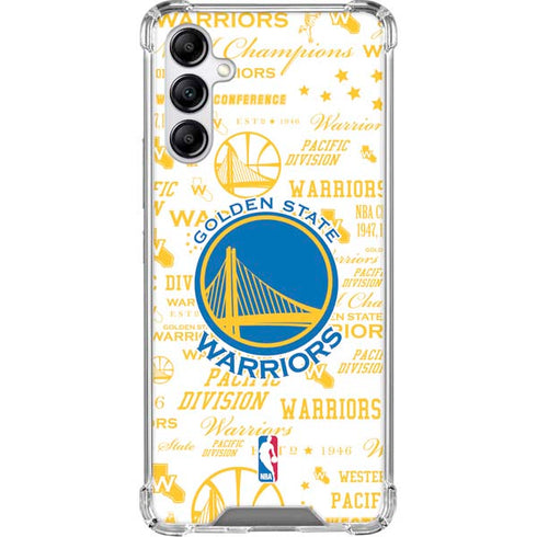 NBA Golden State Warriors Historic Blast Galaxy A15 5G Clear Case