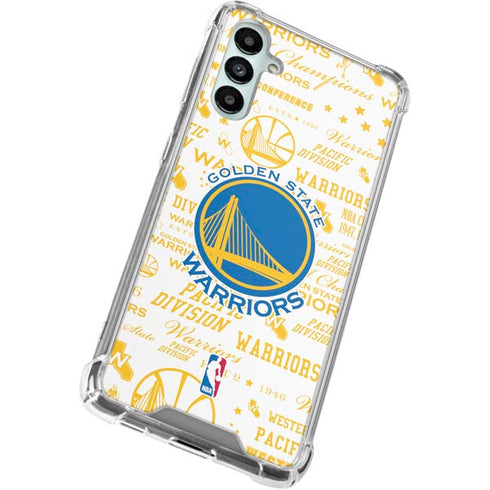 NBA Golden State Warriors Historic Blast Galaxy A15 5G Clear Case