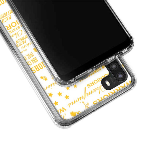NBA Golden State Warriors Historic Blast Galaxy A21 Clear Case