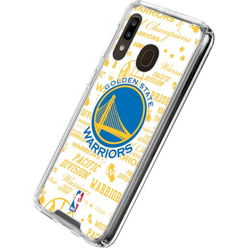 NBA Golden State Warriors Historic Blast Galaxy A30 Clear Case