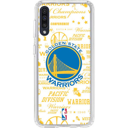 NBA Golden State Warriors Historic Blast Galaxy A50 Clear Case