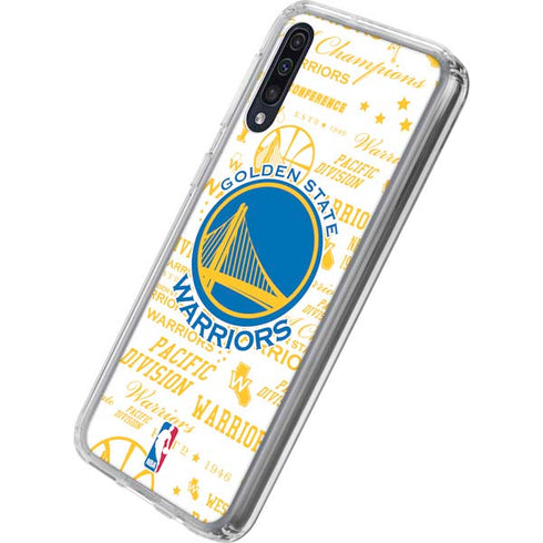 NBA Golden State Warriors Historic Blast Galaxy A50 Clear Case